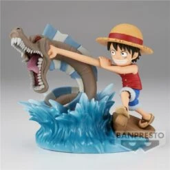 One Piece Luffy Vs Local Sea Monster WCF Log Stories Banpresto -Model Figure Shop one piece luffy vs local sea monster wcf log stories banpresto 5