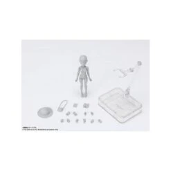 Sugimori Ken Body Chan DX SET Gray Color Ver. S.H.Figuarts Bandai -Model Figure Shop sugimori ken body chan dx set gray color ver shfiguarts bandai 5